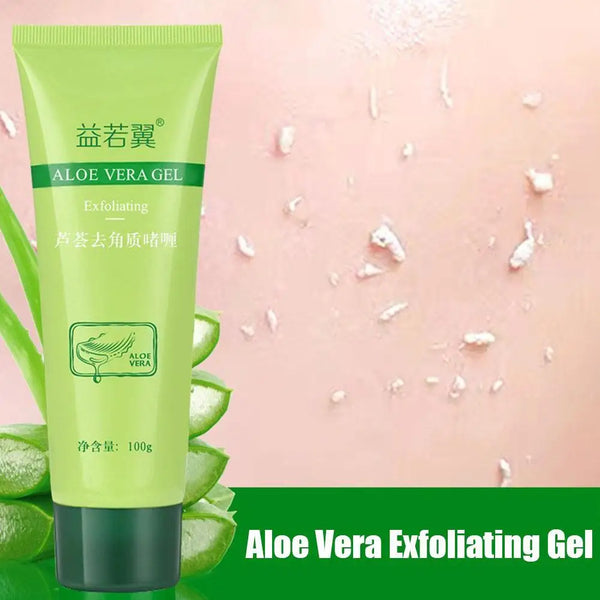 Aloe Vera Gel Exfoliating Scrub for Face and Body