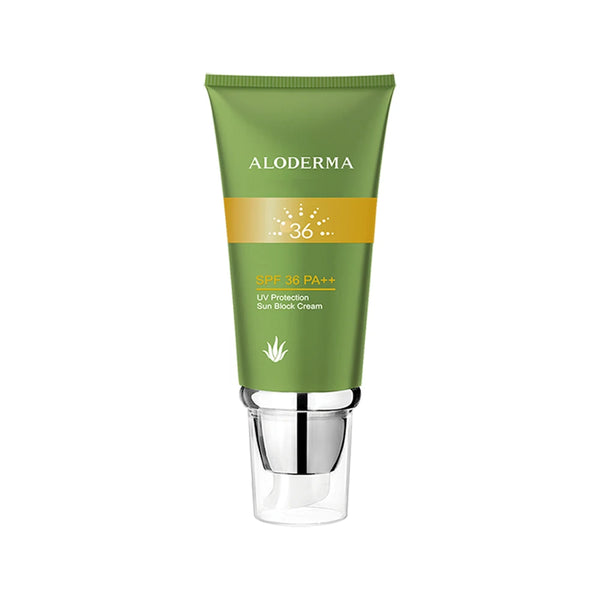 Aloderma Aloe SPF36 PA++ Sun Block Cream: Natural UV Protection ...