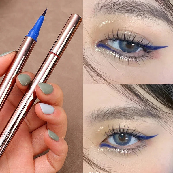 Waterproof Liquid Eyeliner Pencil - Matte Colors, Long-Lasting